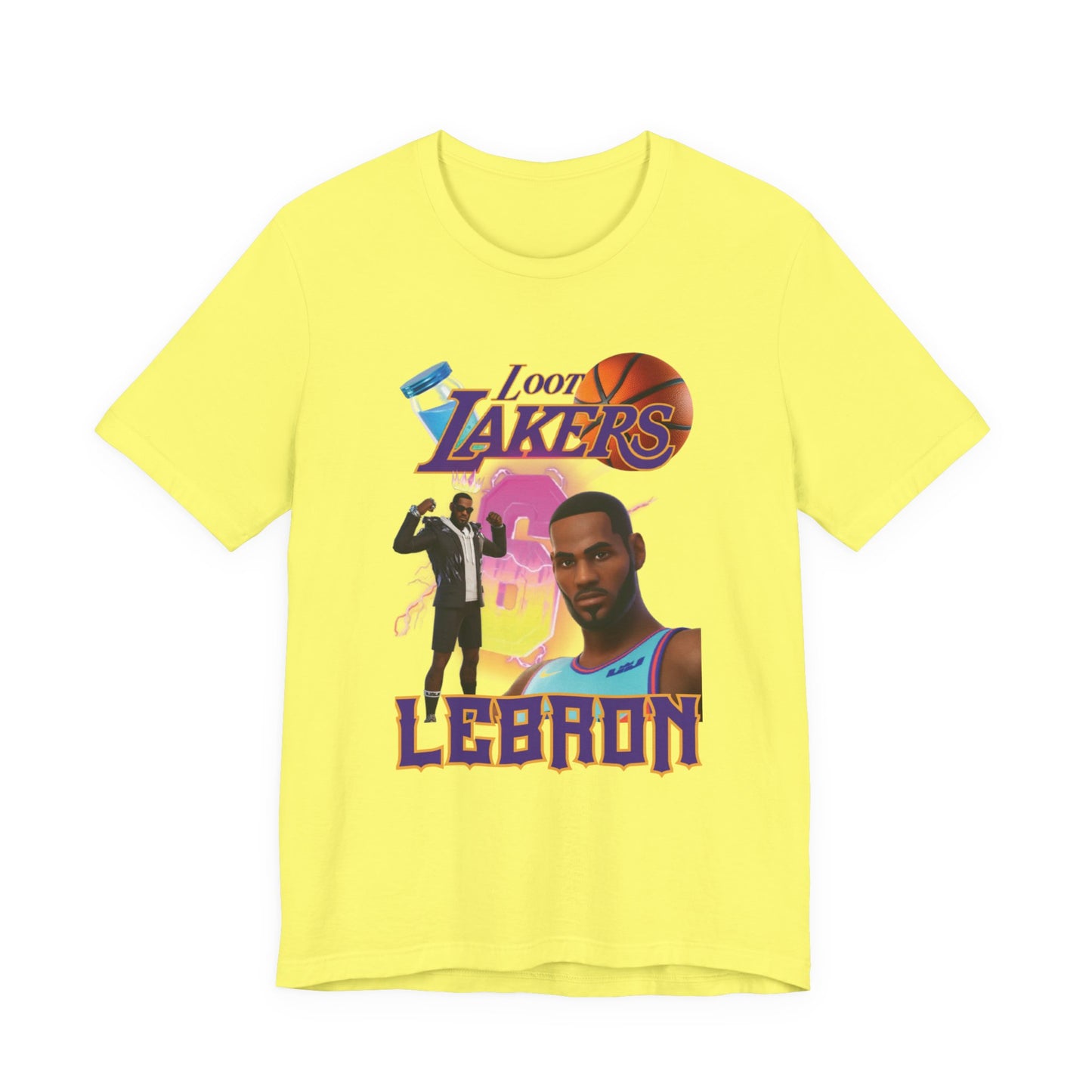 LeBron Loot Lakers Retro Basketball Tee